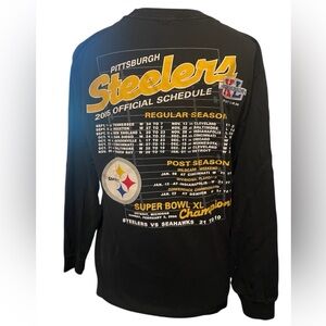 Pittsburgh Steelers Vintage Black Long Sleeve Shirt